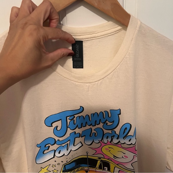 Jimmy Eat World Cream Graphic T-Shirt - Picture 6 of 9